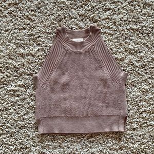 WILFRED CROPPED KNIT TANK TOP